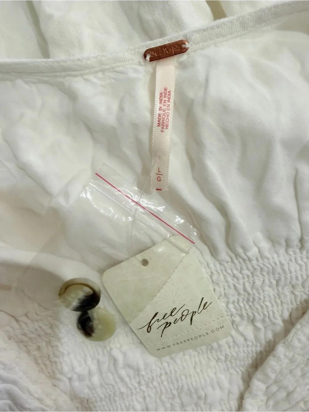 Free People White Button-Front High-Low Maxi Skirt - Picture 5 of 7